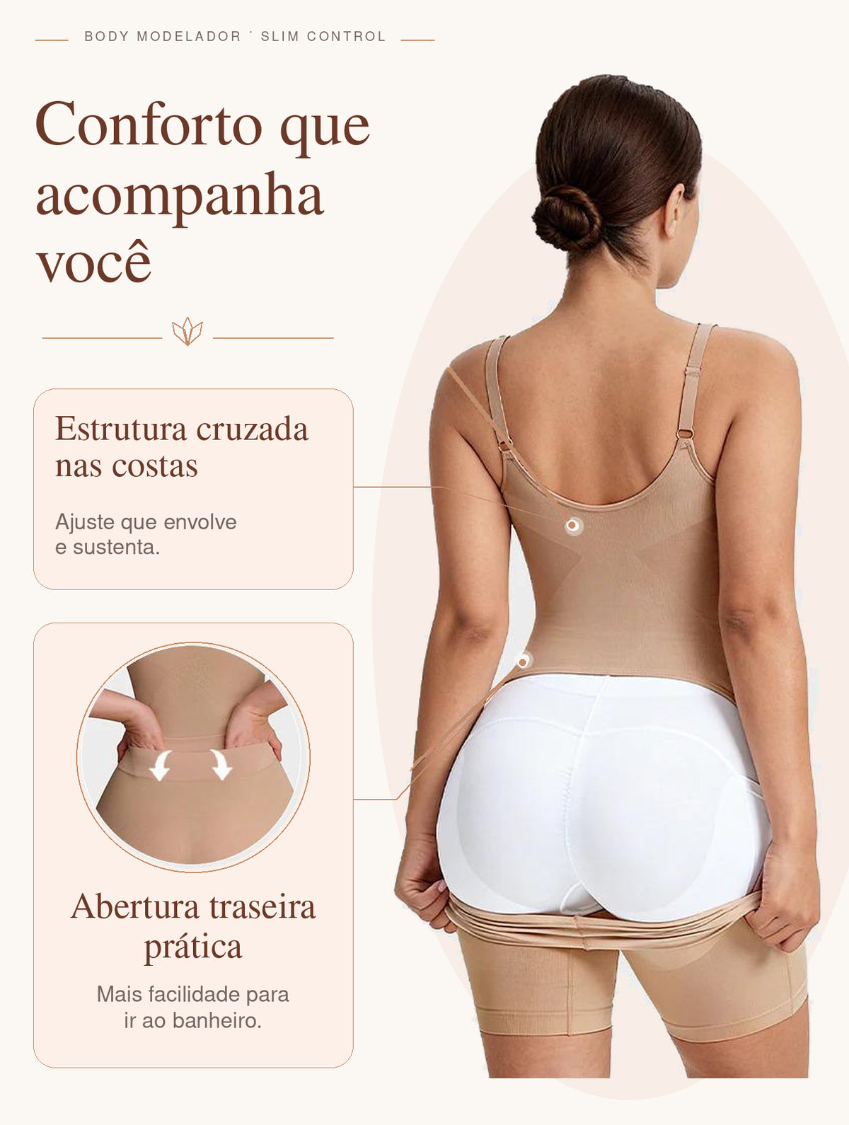 Body Modelador Slim Control
