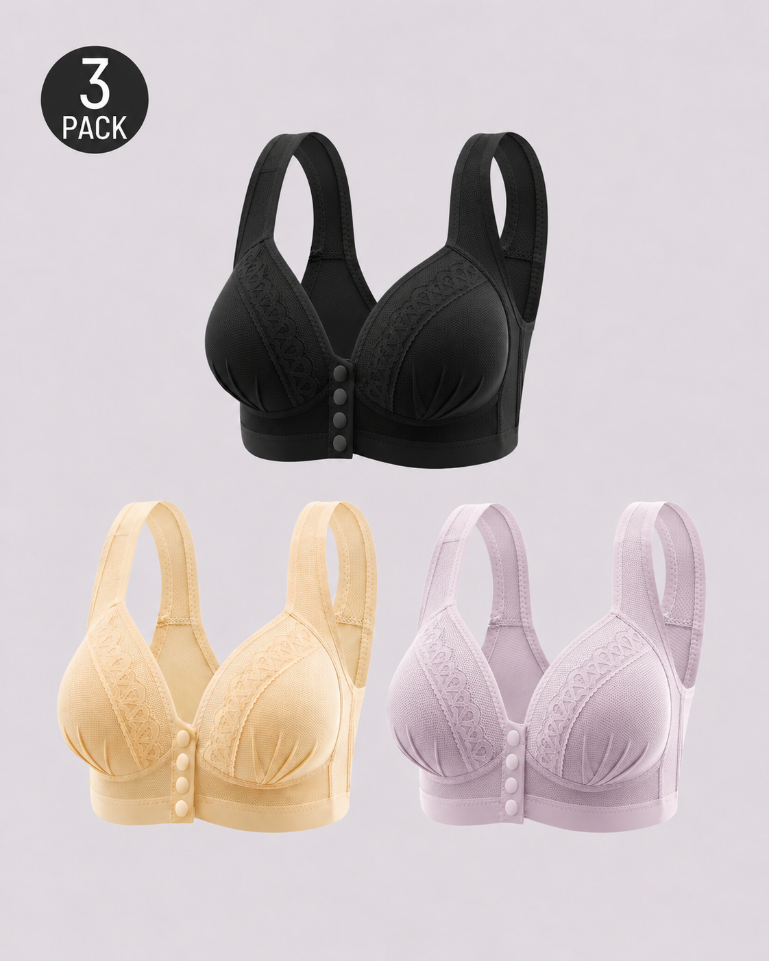 Sutiã Plus Size Push-Up Ultra Conforto
