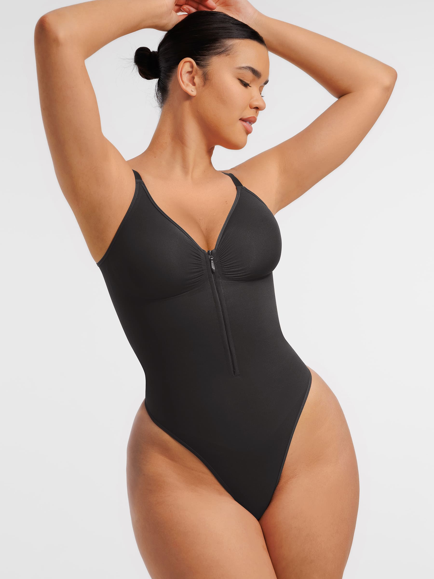 Body Modelador com Zíper Frontal