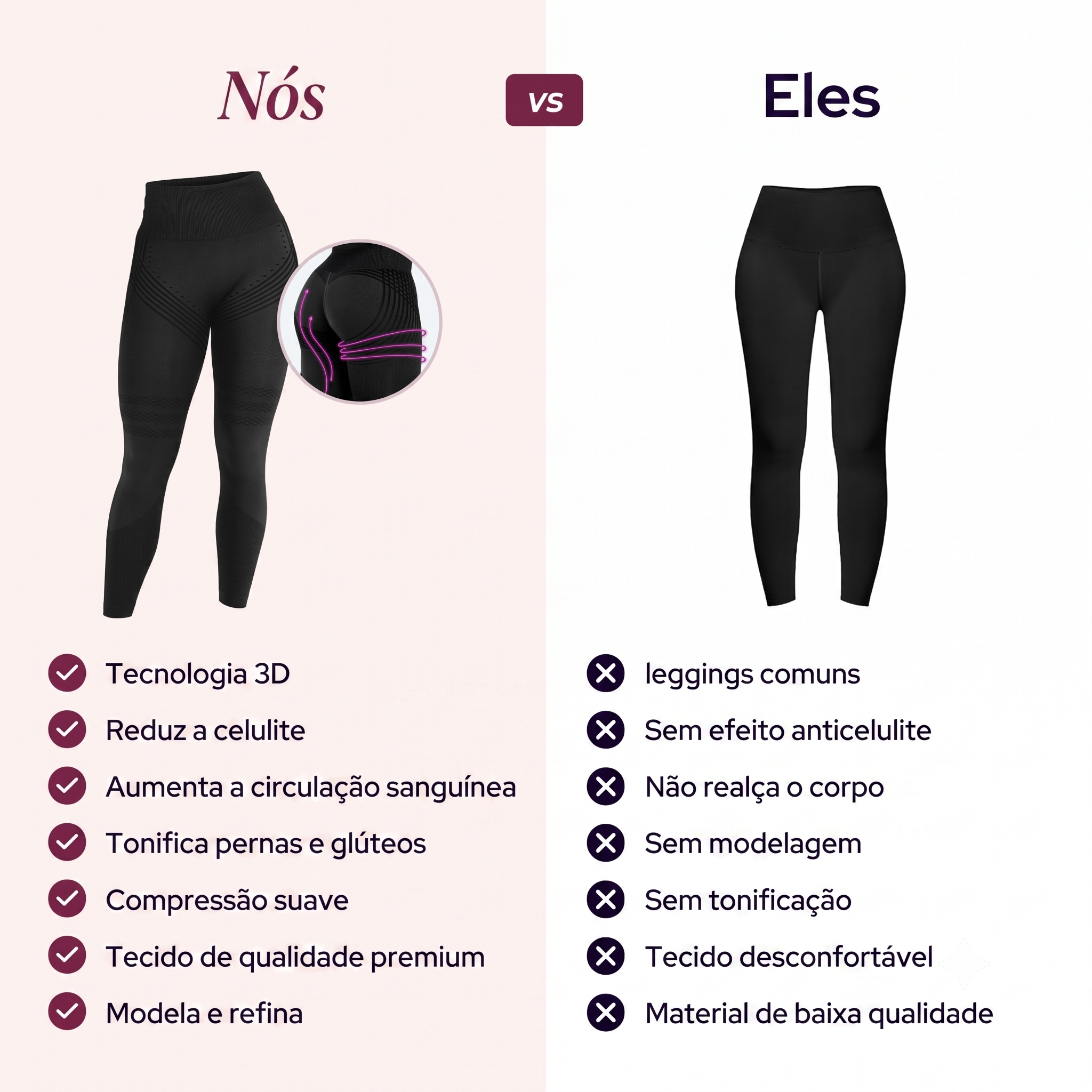 Legging 3D Anti-Celulite Coraluz™