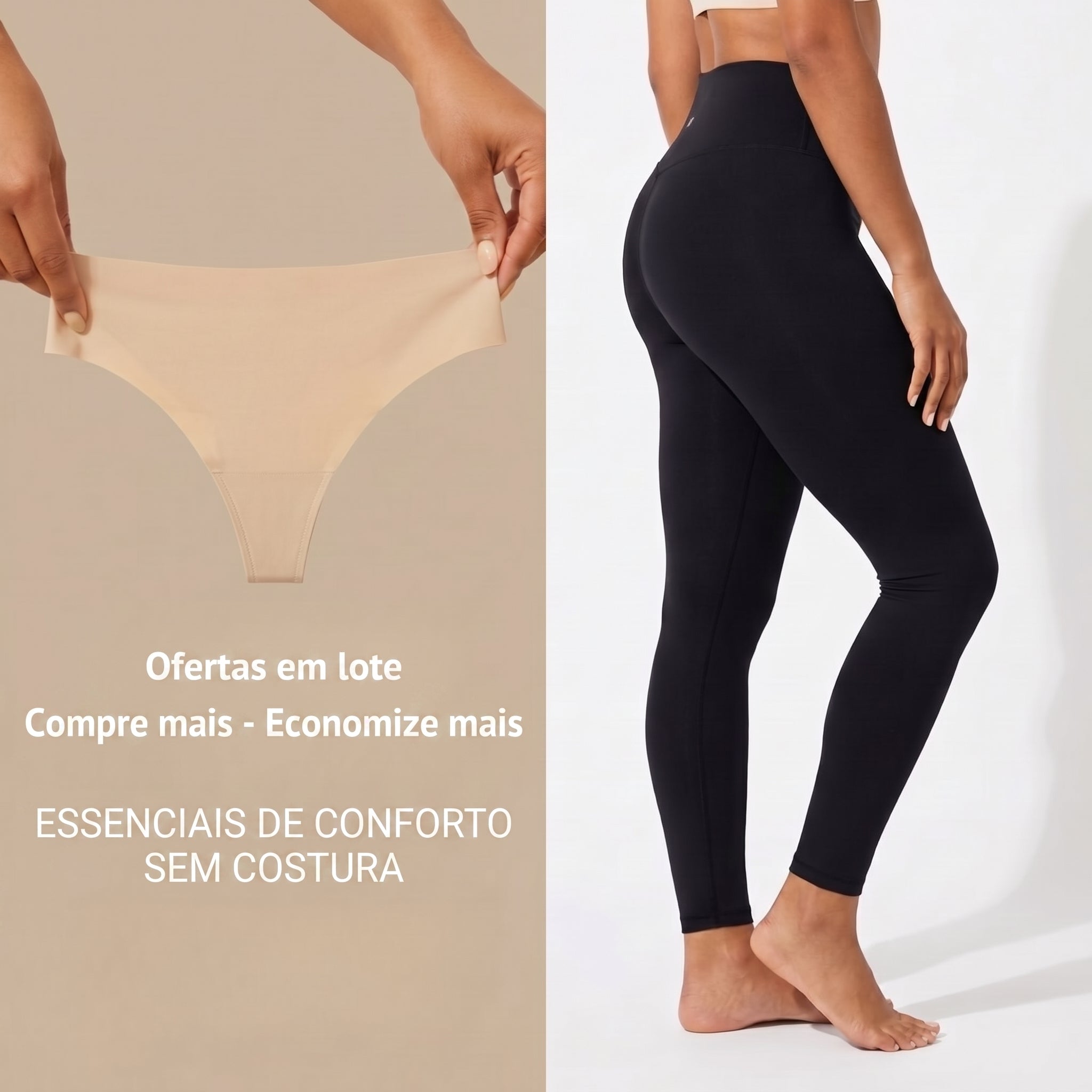 Calcinha Comfort Slim™ – Invisível e Anti-Marcação
