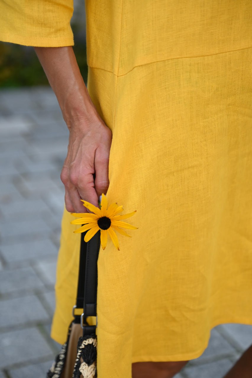 Vestido Linho Sunset