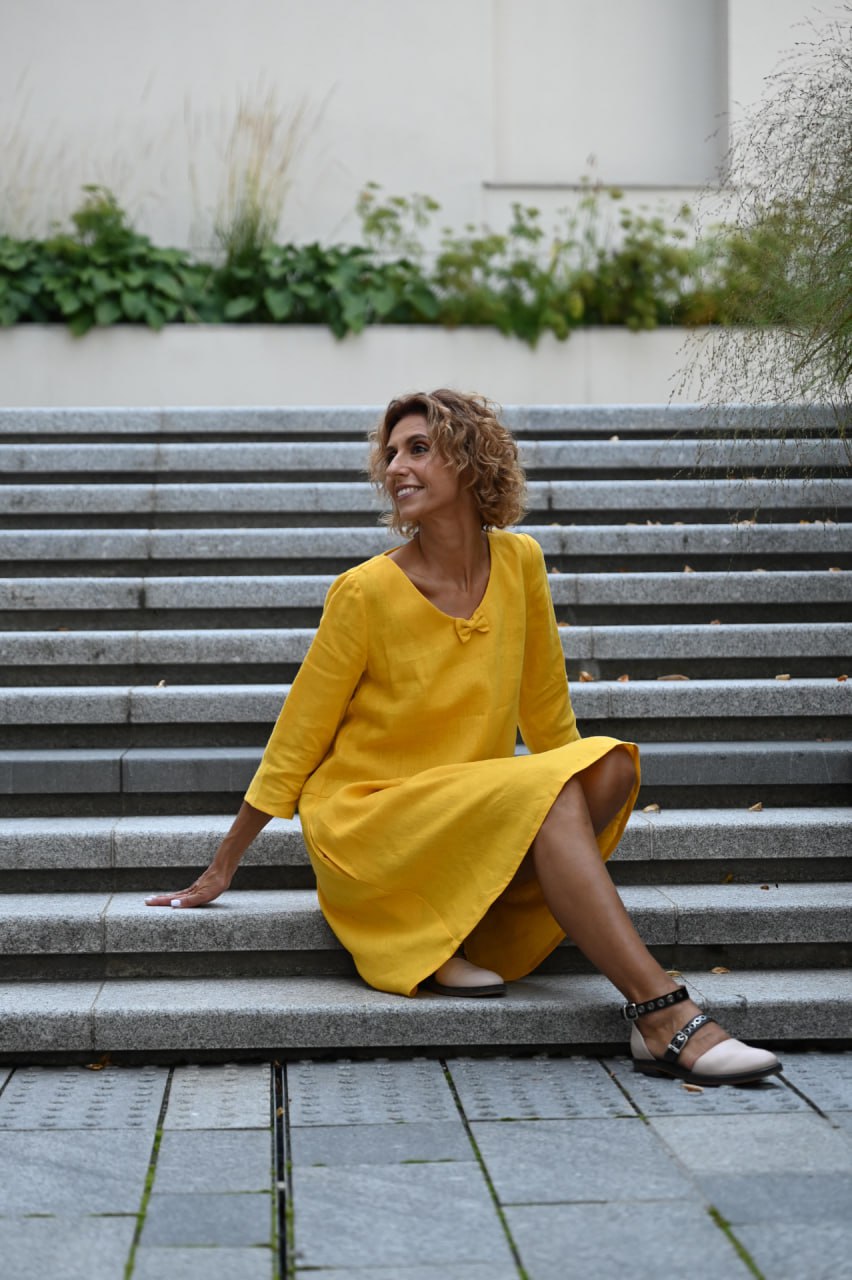 Vestido Linho Sunset