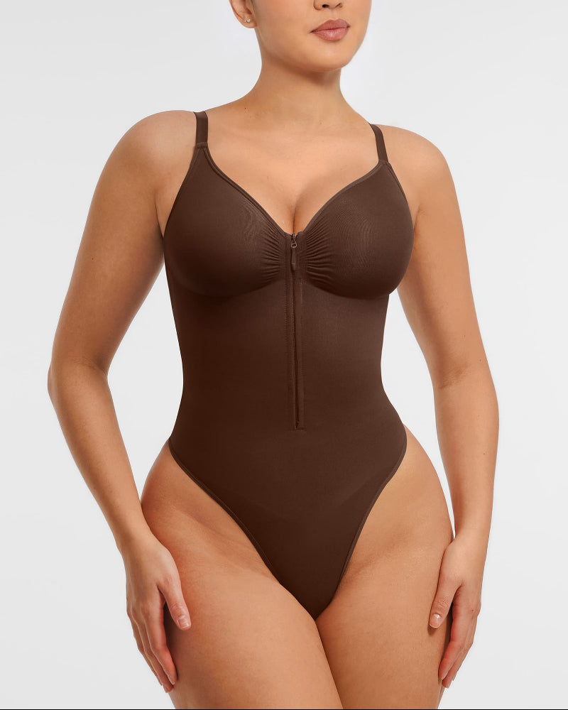 Body Modelador com Zíper Frontal