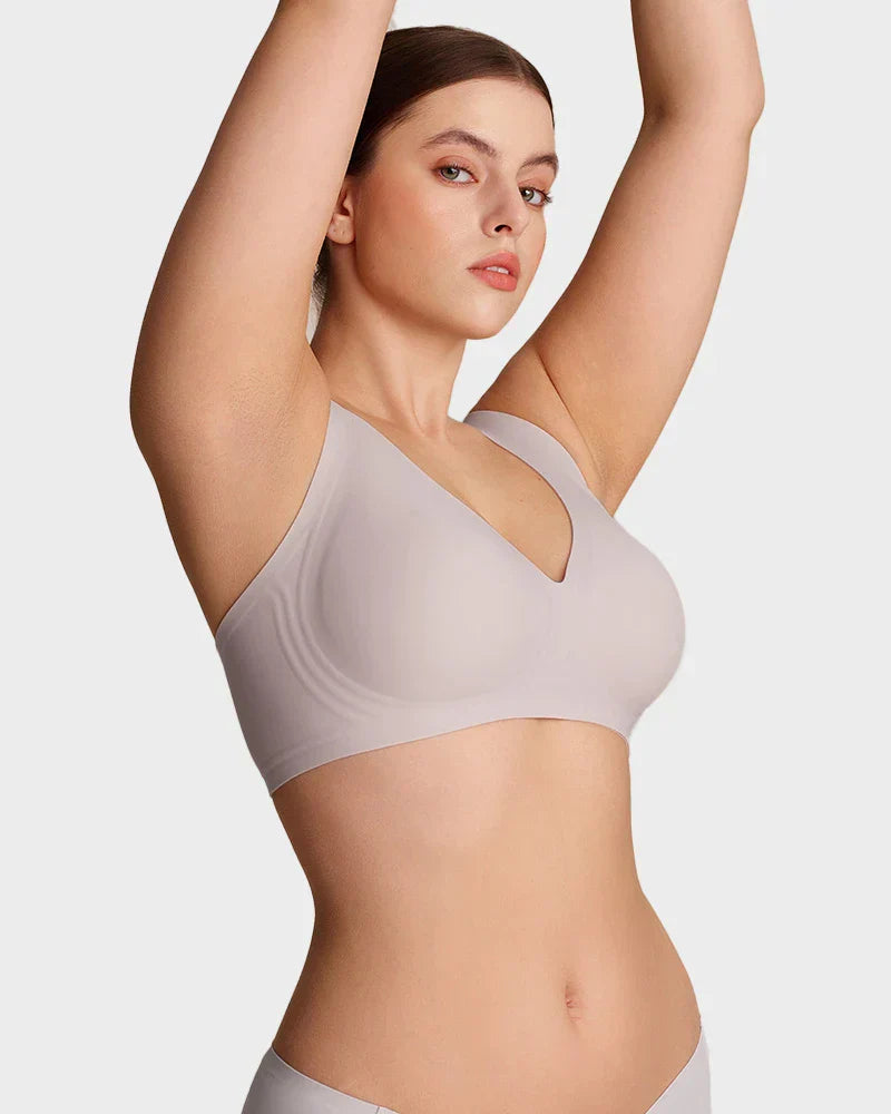 Sutiã Push-Up Decote V - Preto Detalhe