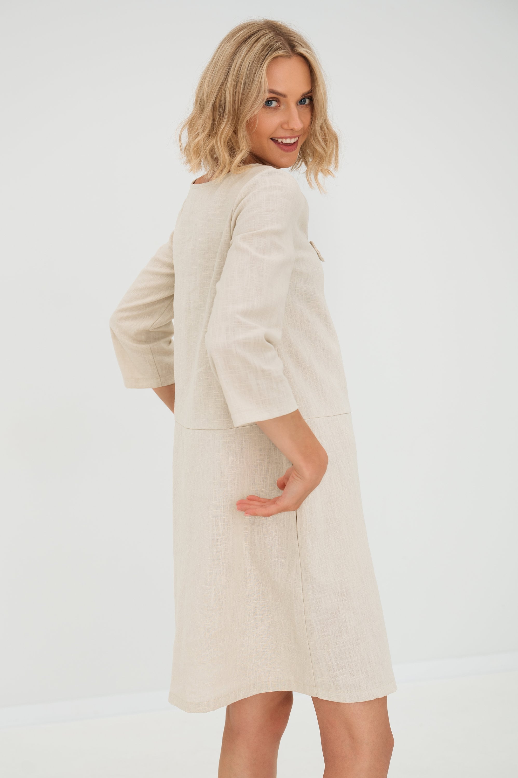 Vestido Linho Sunset