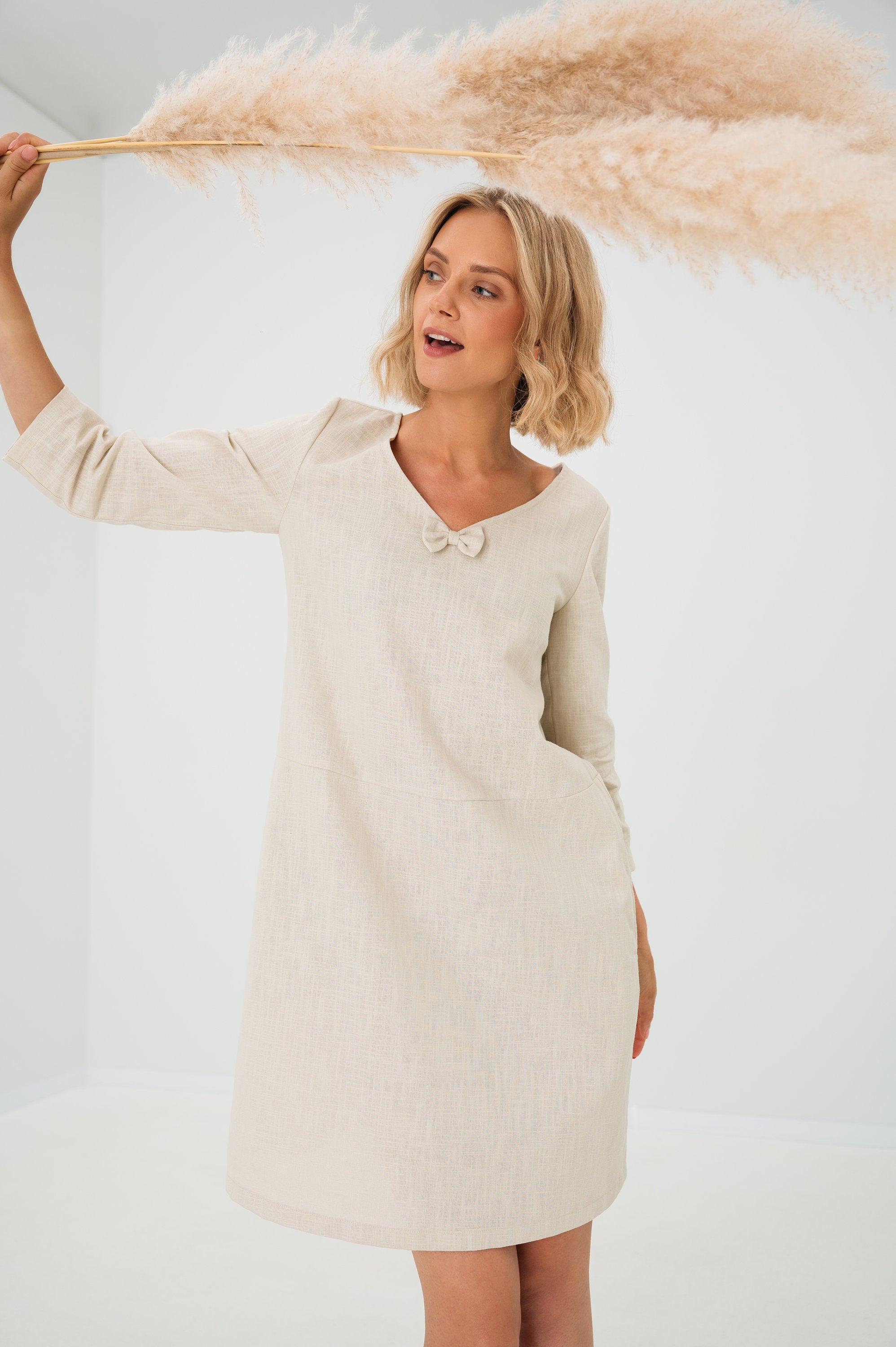 Vestido Linho Sunset