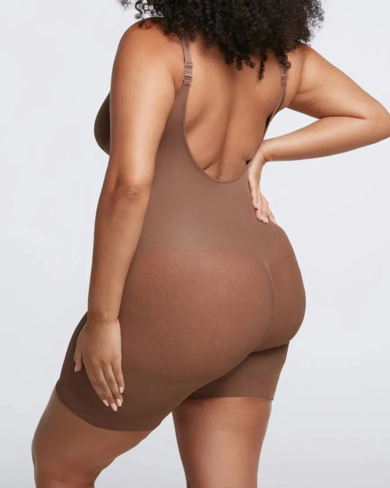 Macacão Modelador em Tule
