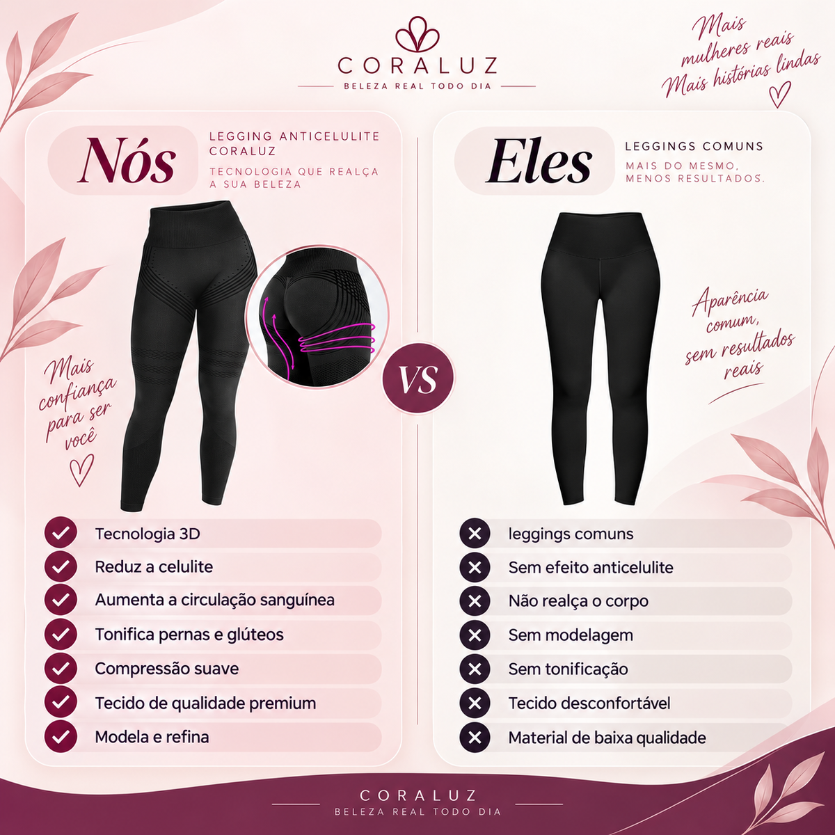 Legging Modeladora 3D