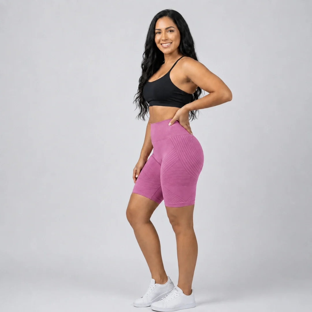 Short Legging Modeladora Rosa