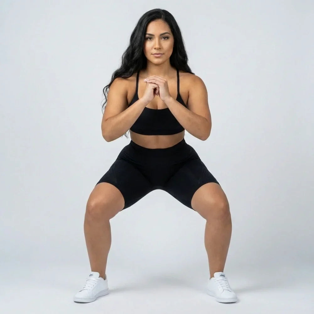 Short Legging Modeladora Preta