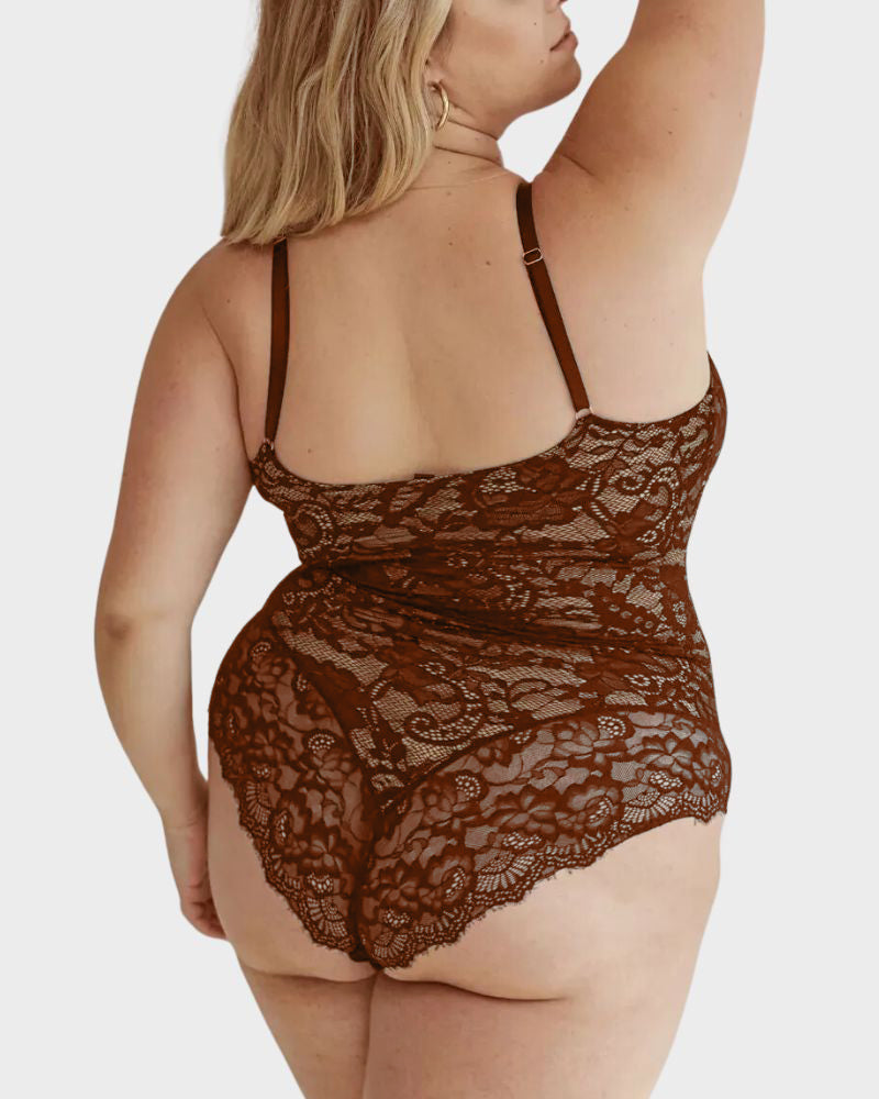 Body Plus Size em Renda