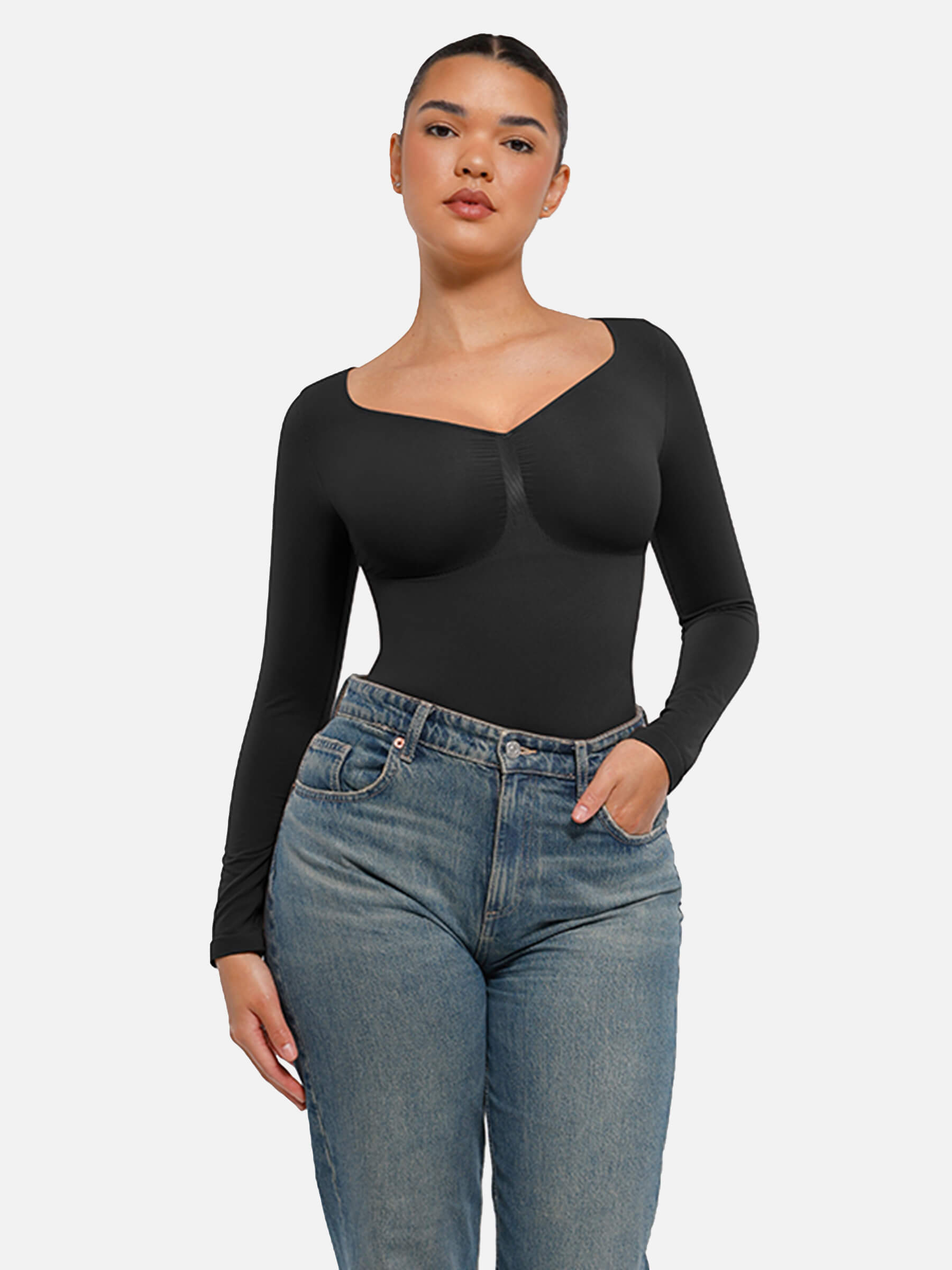 Body Manga Longa Modelador