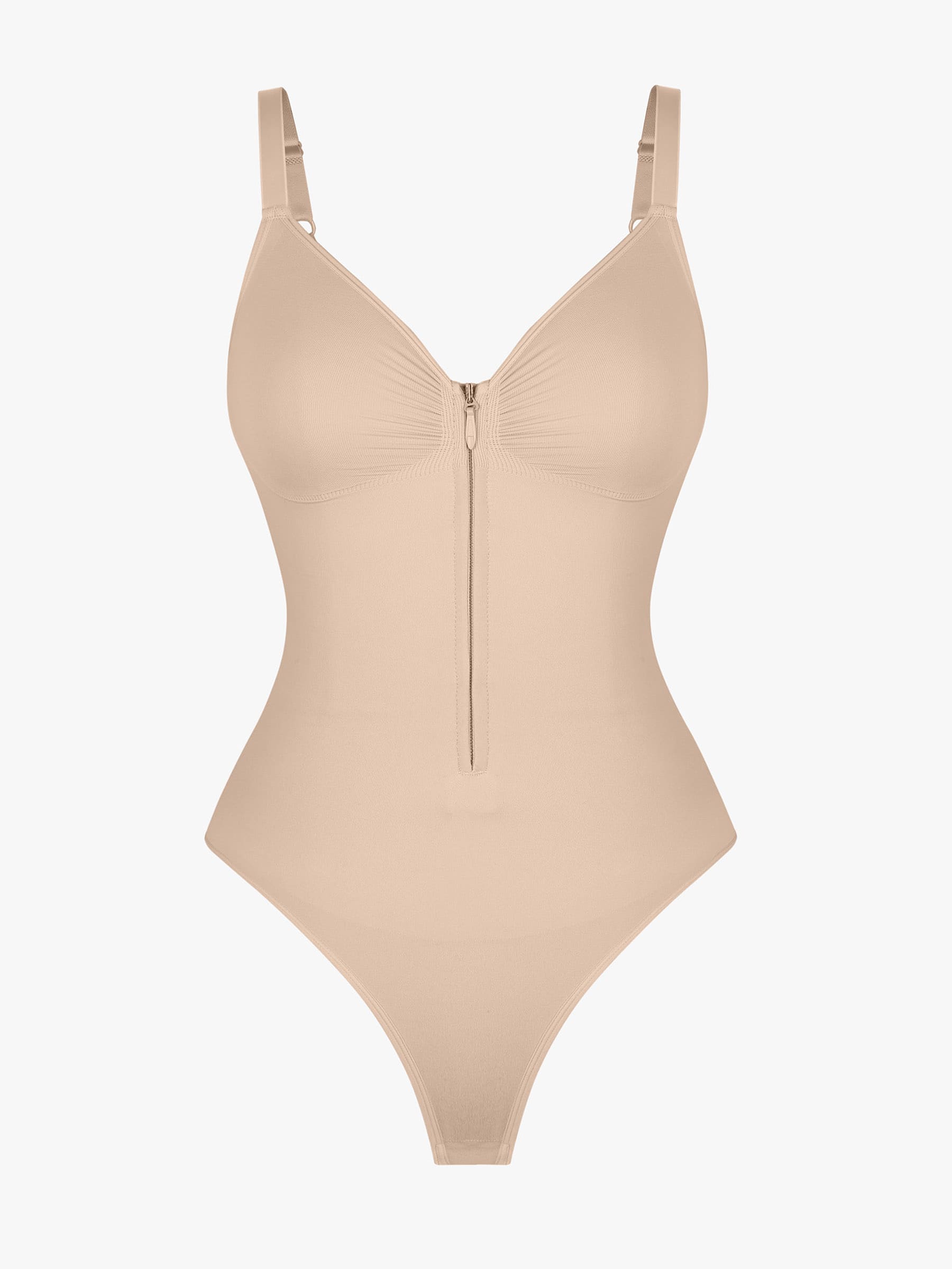Body Modelador com Zíper Frontal