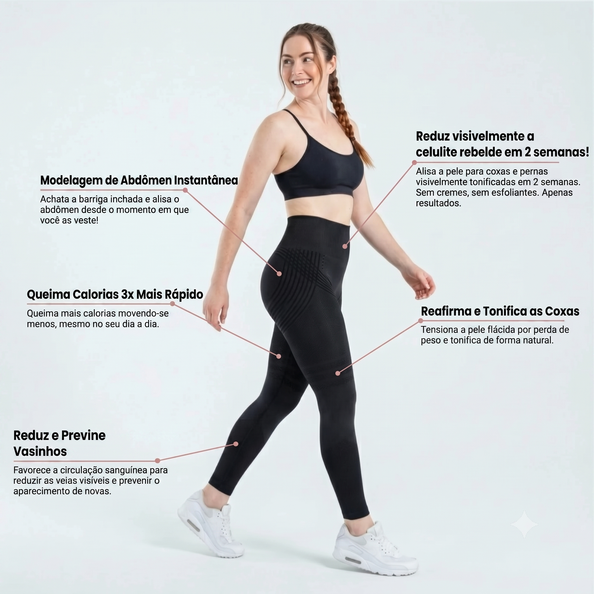 Legging 3D Anti-Celulite Coraluz™