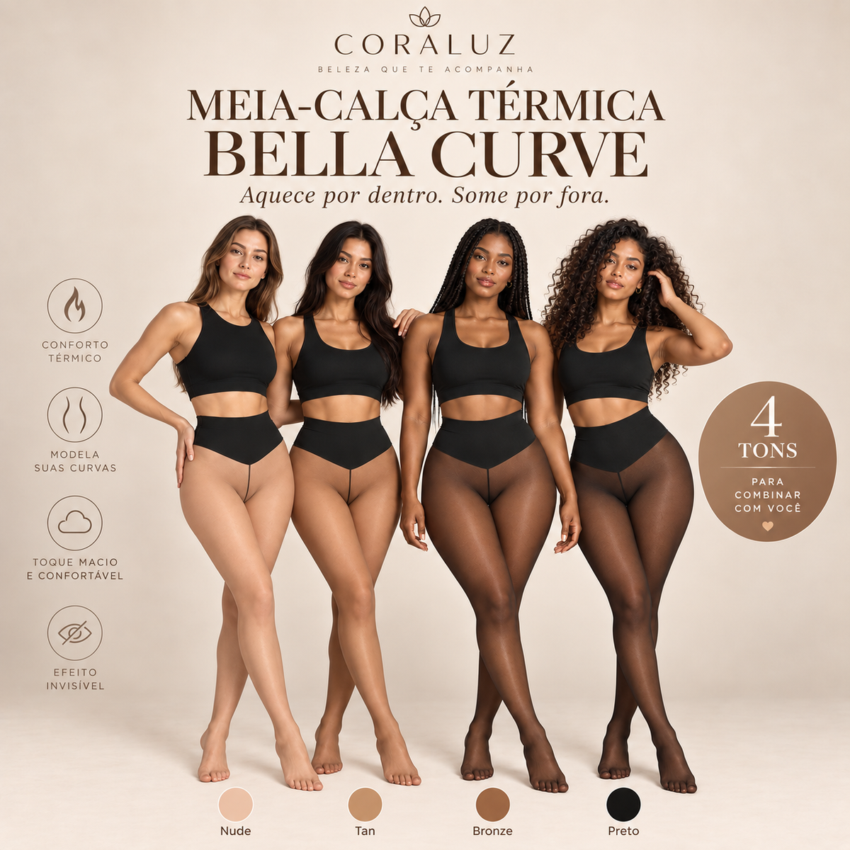 Meia-Calça Térmica Bella Curve