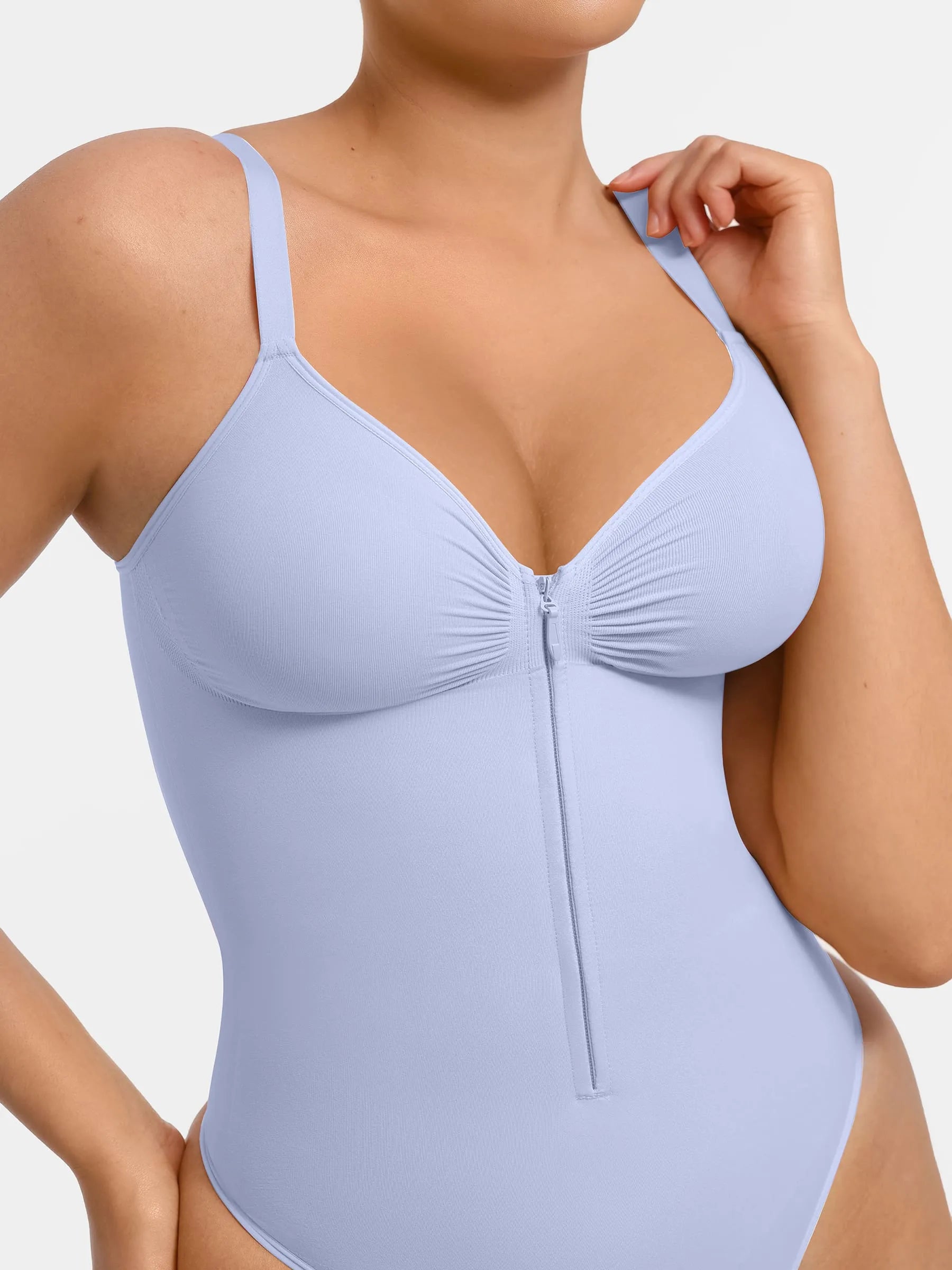 Body Modelador com Zíper Frontal