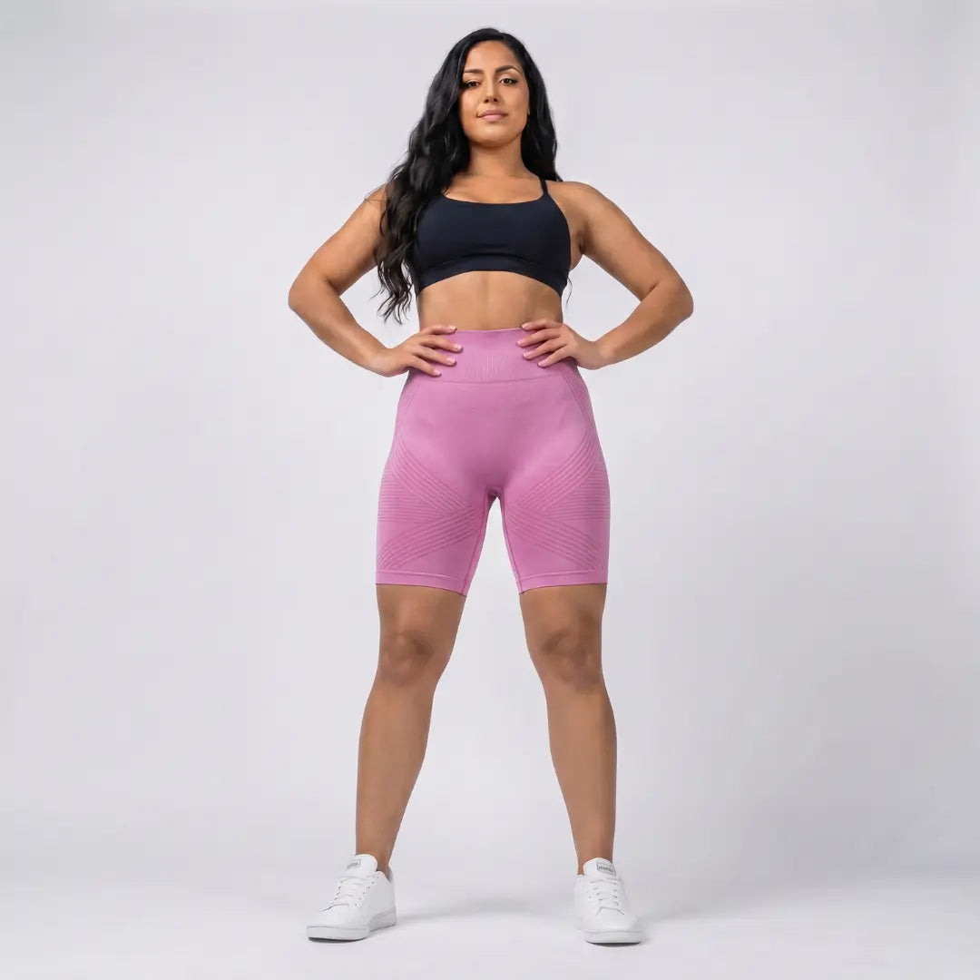 Short Legging Modeladora Rosa