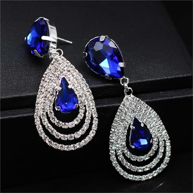 Conjunto de Brincos e Pulseira Austríaco