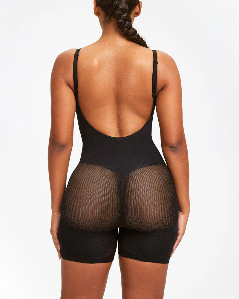 Macacão Modelador em Tule