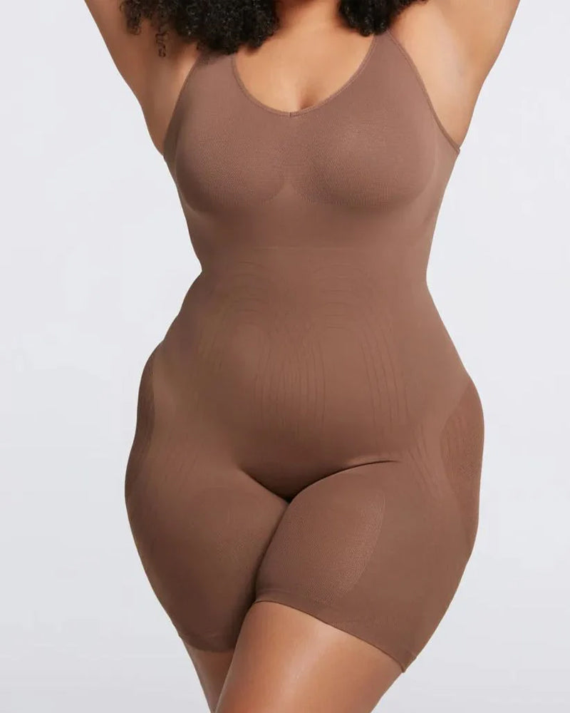 Macacão Modelador em Tule