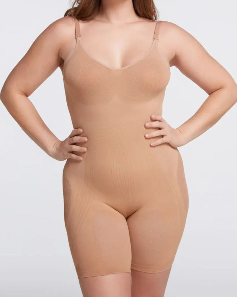 Macacão Modelador em Tule